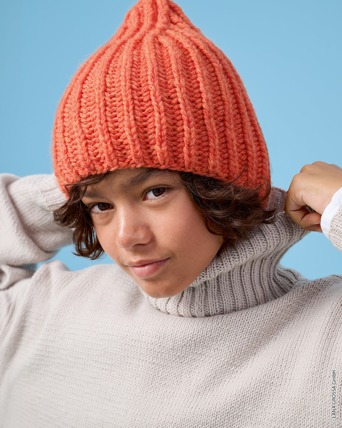 Lana Grossa Kids Nr. 15 model 19 - trui met Cool Wool - sfeerfoto 8