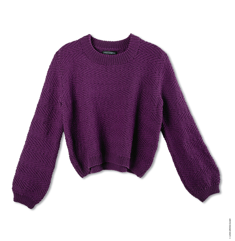 Productfoto van trui gemaakt met Lana Grossa Merino Più - Classici 31 model 04