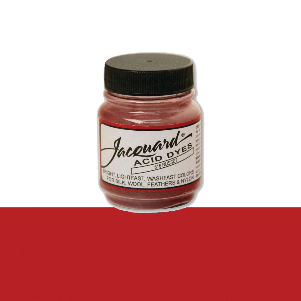 Jacquard Wolverf 616 Russet - potje geconcentreerde Acid Dye wolverf in kleur 616 Russet
