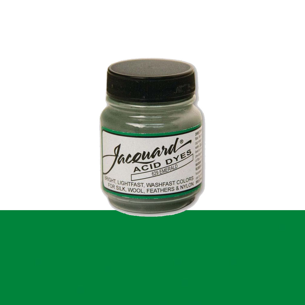 Jacquard Wolverf 629 Emerald - potje geconcentreerde Acid Dye wolverf in kleur 629 Emerald