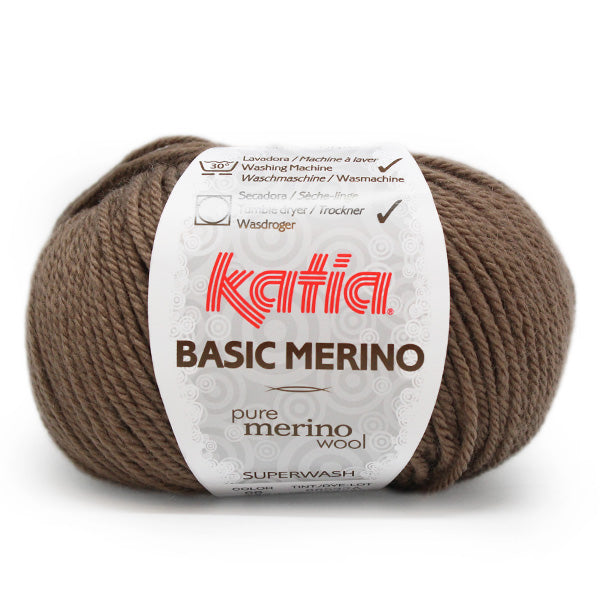 Katia Basic Merino 068 Beige Bruin