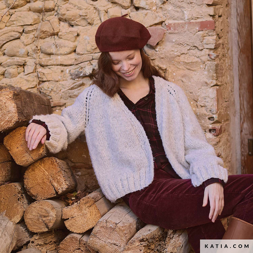 Patroon breien haken dames jas herfst winter katia — gemaakt met Katia Concept 100% Wool Textures Herfst-Winter 2025-2026 (24)