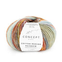 Katia Cotton-Merino Rainbow 506 Oranje-Turquoise-Rood
