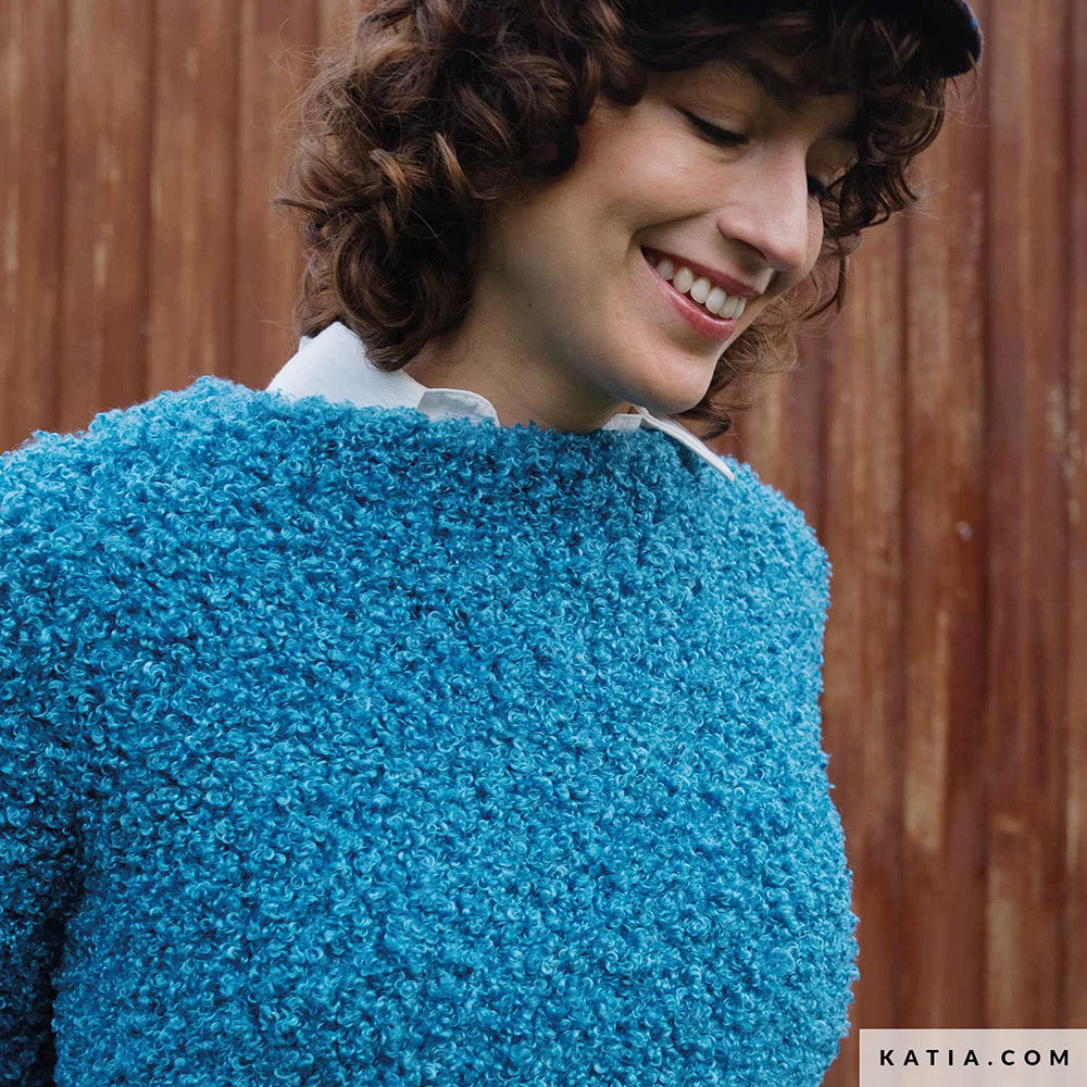 Patroon breien haken dames trui herfst winter katia — gemaakt met Katia Country Knits (28)