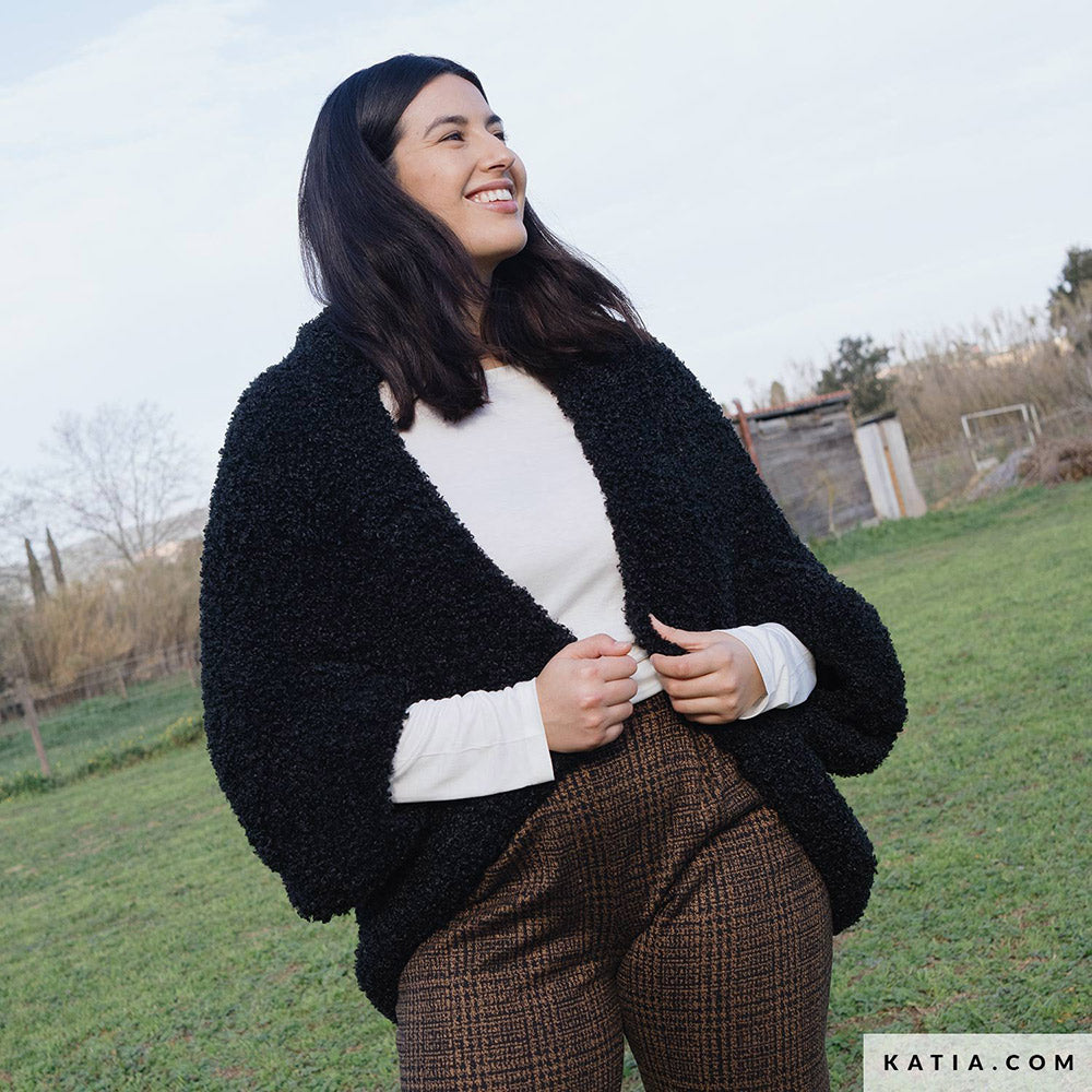 Patroon breien haken dames jas herfst winter katia — gemaakt met Katia Country Knits (13)