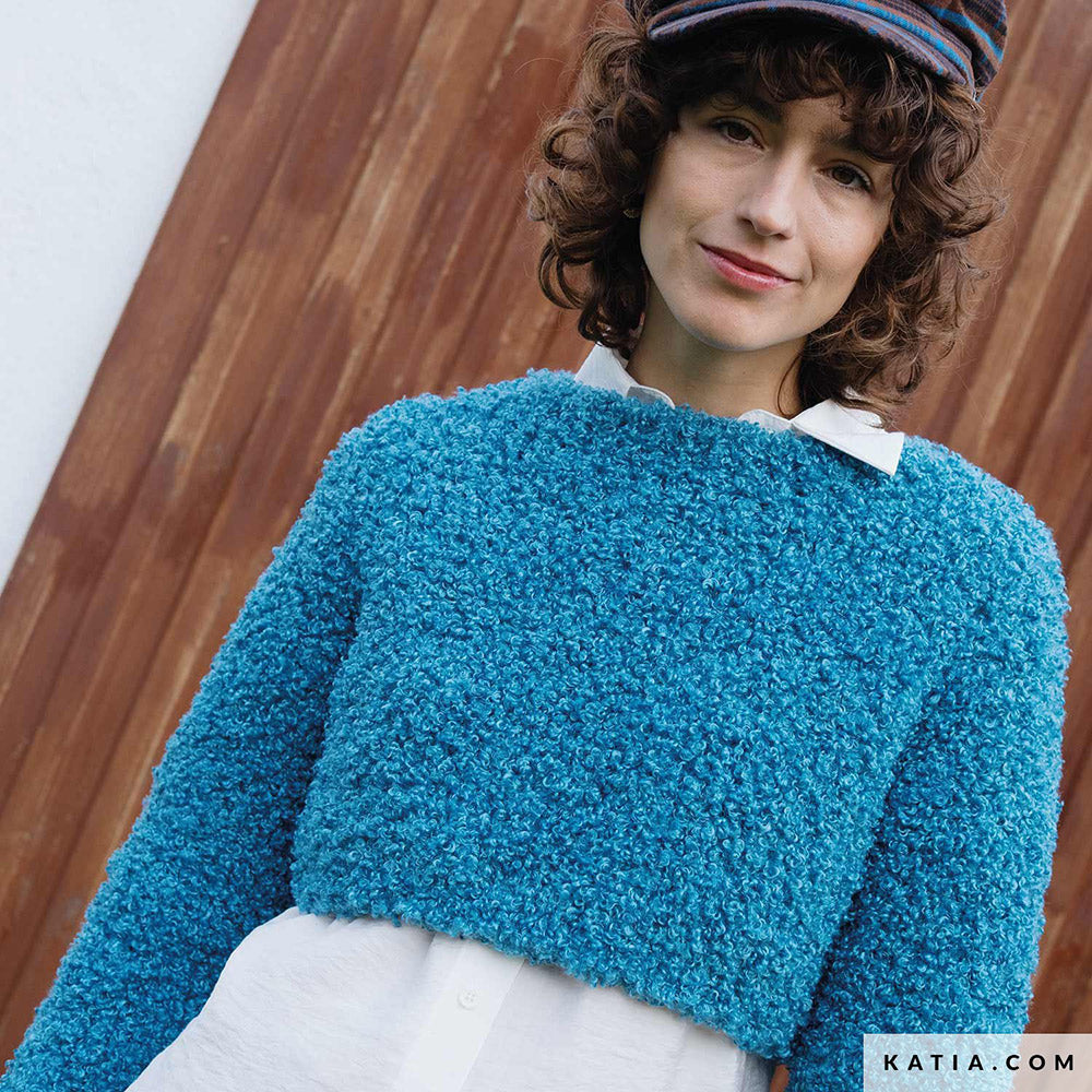 Patroon breien haken dames trui herfst winter katia — gemaakt met Katia Country Knits (31)
