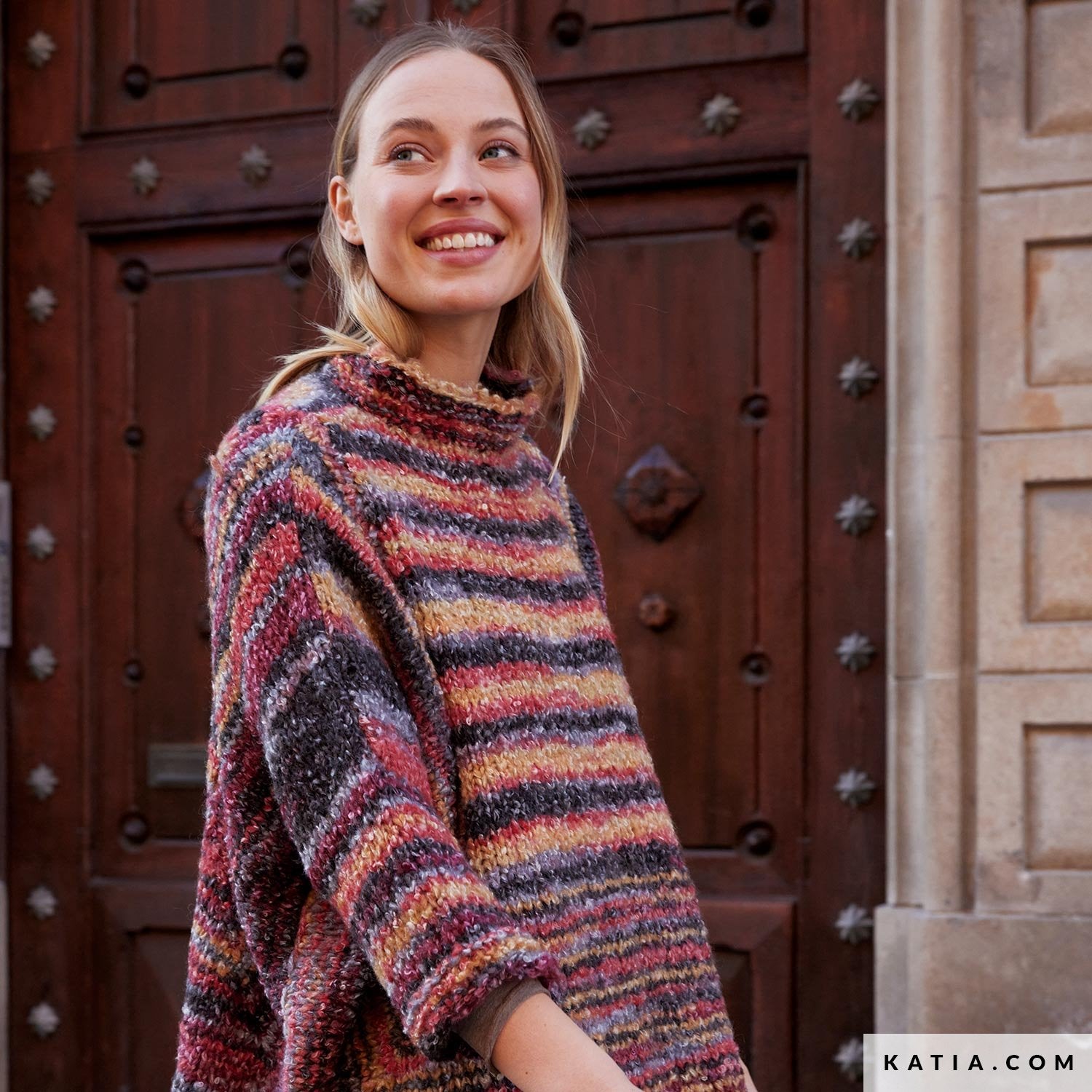 Patroon breien haken dames trui herfst winter katia — gemaakt met Katia Shibuya (8)