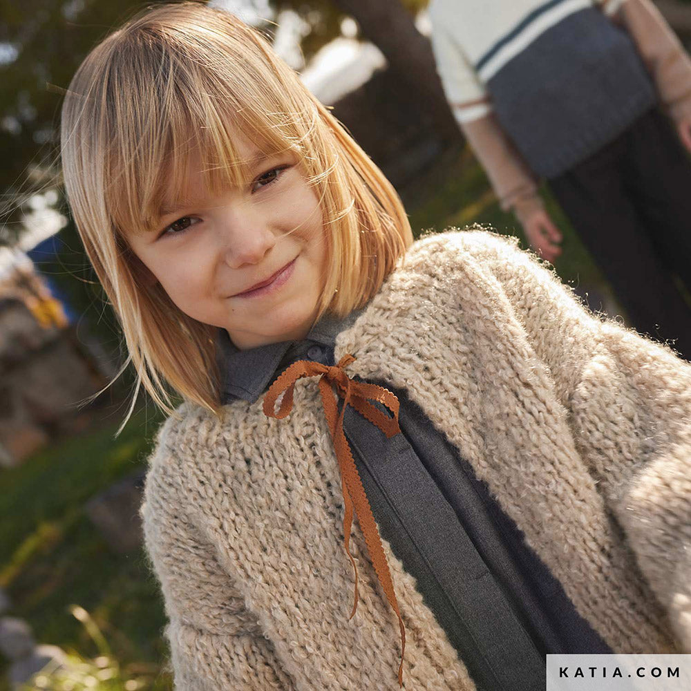 Patroon breien haken kinderen jas herfst winter katia — gemaakt met Katia Shibuya