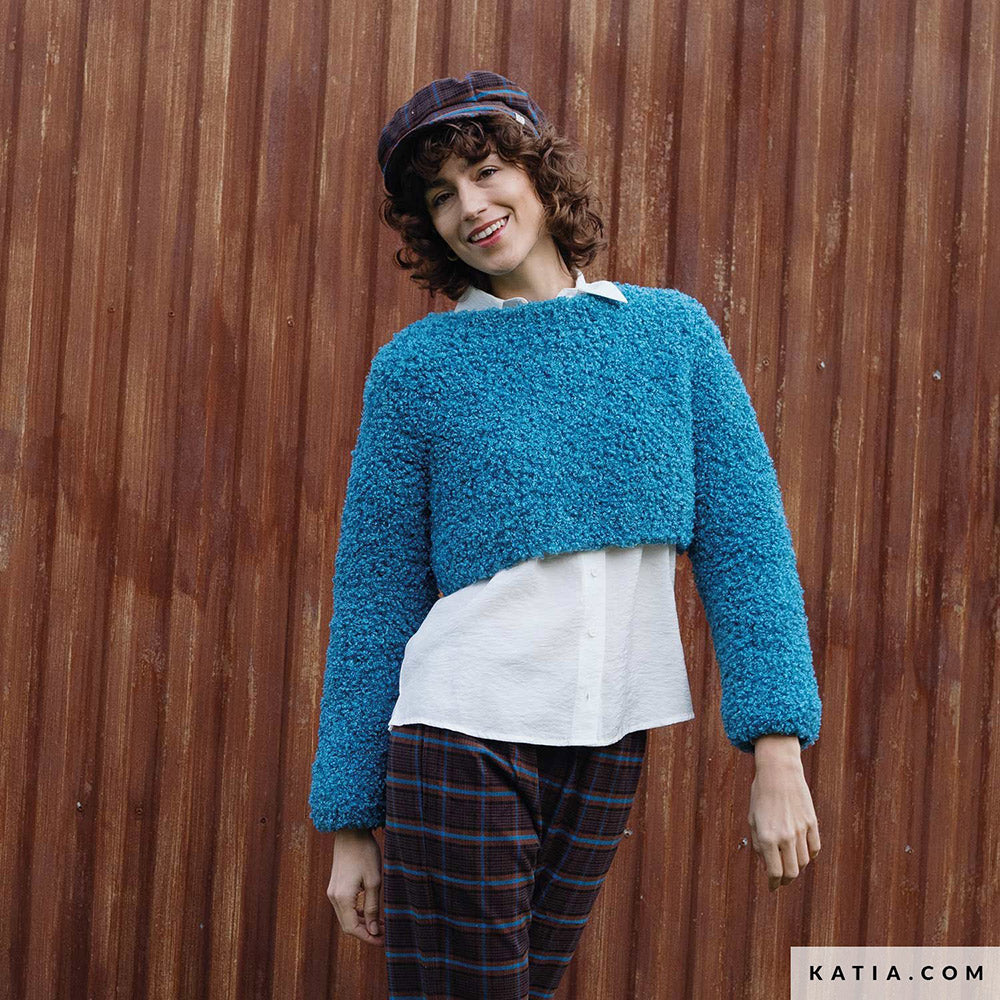 Patroon breien haken dames trui herfst winter katia — gemaakt met Katia WOW - Loopy