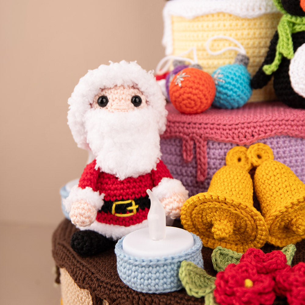Kerst taart - Sandra Bekx - Garenpakket - Exclusief Patroon (2)