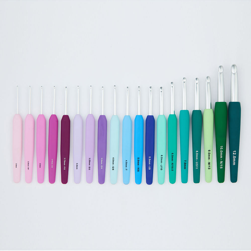 Knitpro waves haaknaalden — gemaakt met KnitPro Waves 2.0 Haaknaald 12,00 mm Emerald