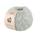 Lana Grossa Bottoni 006 Pastel Turquoise/Gebroken Wit