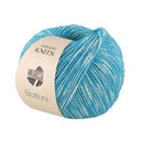 Lana Grossa Bottoni 009 Turquoise/Gebroken Wit