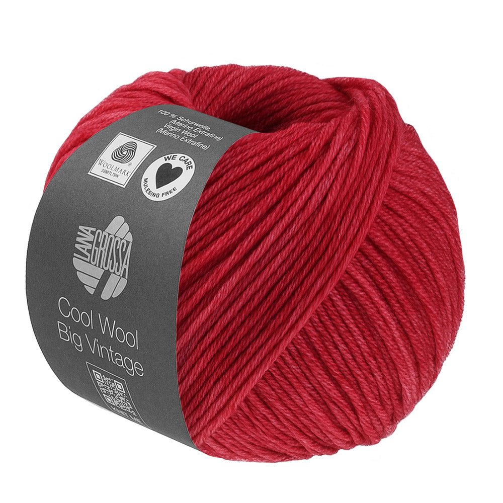 Lana Grossa Cool Wool Vintage Big 7195 Rood