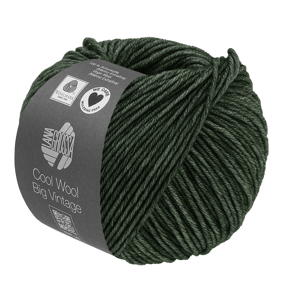 Lana Grossa Cool Wool Vintage Big 7197 Bosgroen