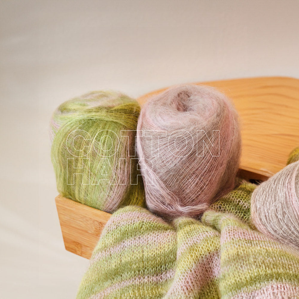 Cottonhair — sfeerbeeld met Lana Grossa Cottonhair