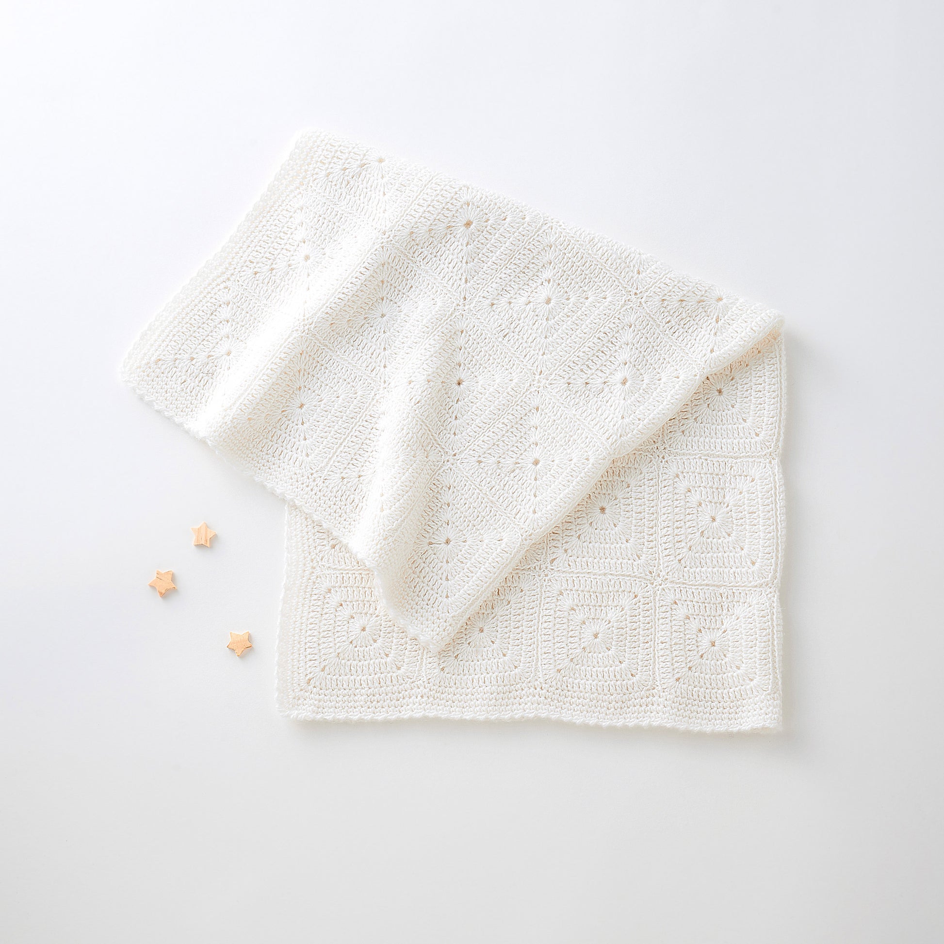 Hw infanti lana grossa — gemaakt met Lana Grossa Ecopuno Granny Squares Babydeken Haakpakket - Vrije kleurkeuze (2)