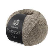 Lana Grossa Woolycell Duo 6010 Licht-/Parel-/Muisgrijs
