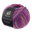 Lana Grossa Woolycell Freddo 6047 Roodviolet/Lavendel/Donkerviolet/Fuchsia/Donkergrijs/Roze