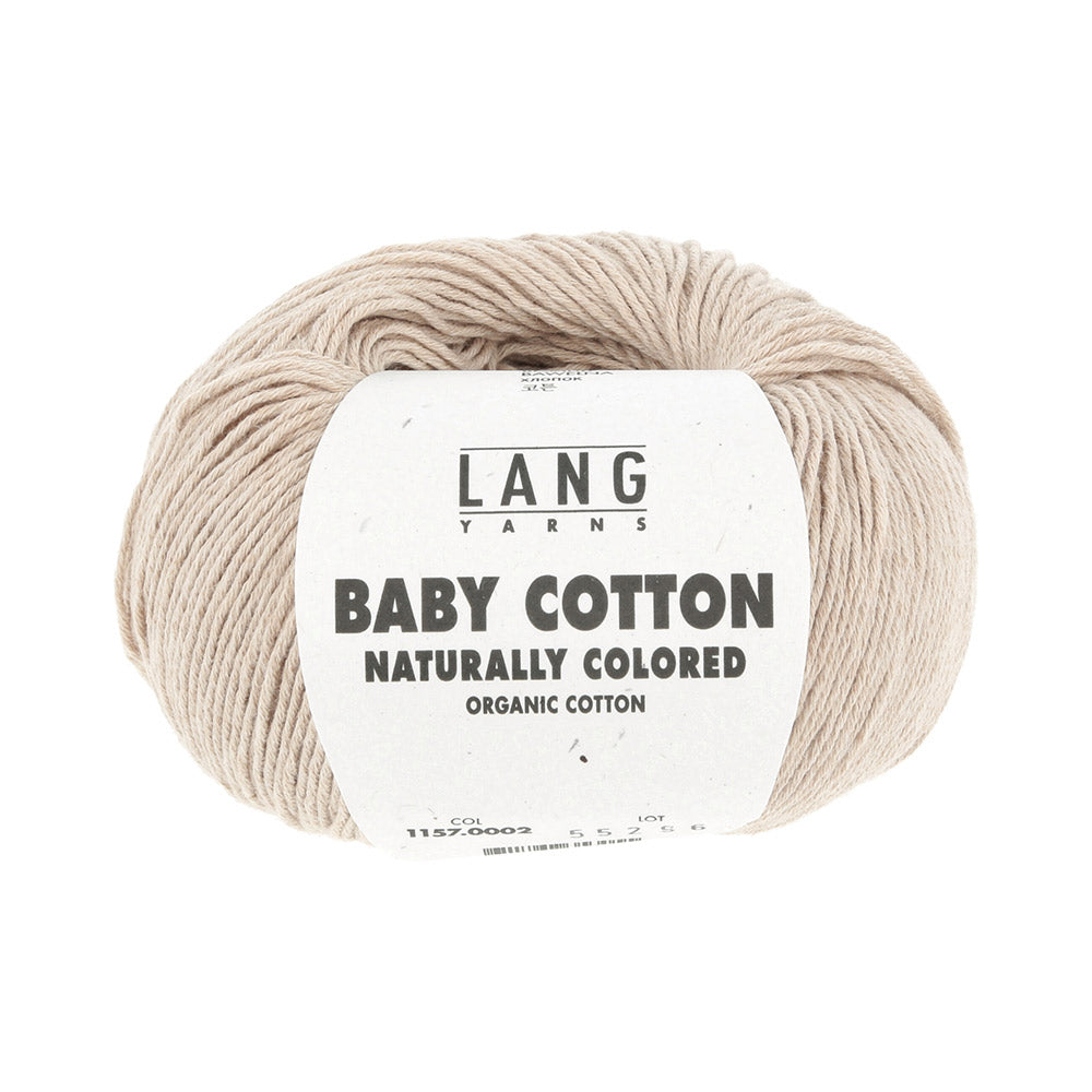 Lang Yarns Baby Cotton Naturally Colored 0002 Lichtbruin