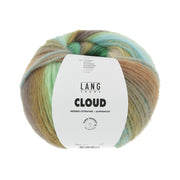 Lang Yarns Cloud 016 Groen/Turquoise/Messing