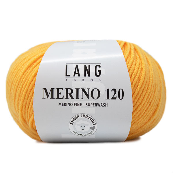Lang Yarns Merino 120 0149 Goud Geel
