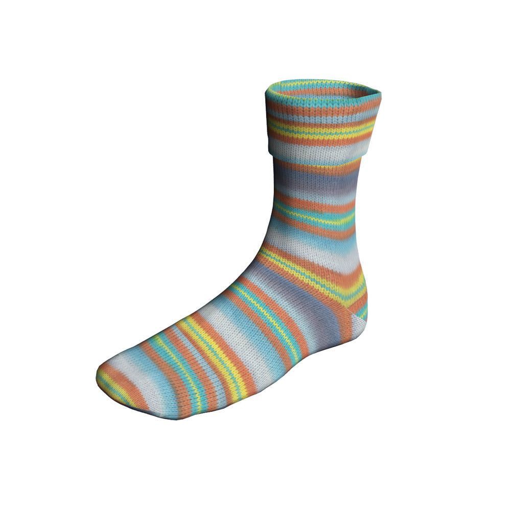 Langyarnssupersoxxcolor plycprint — gemaakt met Lang Yarns Super Soxx Color 4-Fach