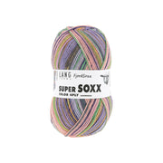 Lang Yarns Super Soxx Color 4-Fach 0537 Ros/Lil/Green/Ora 1148 Saltfjord