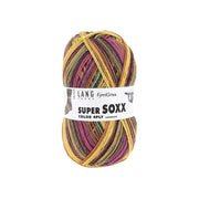 Lang Yarns Super Soxx Color 4-Fach 0538 Bra/Duge/Fuc/Vio 1148 Byfjorde