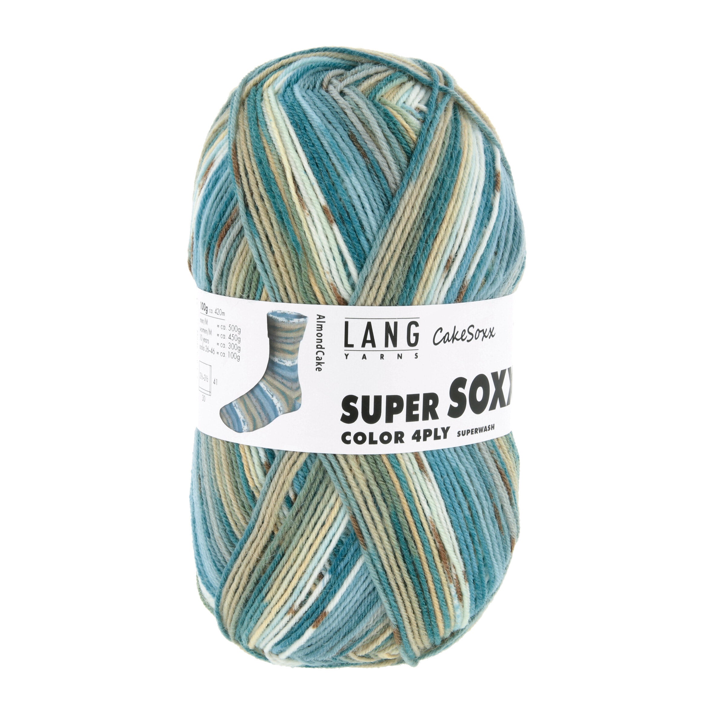 Langyarnssupersoxxcolor ply print — gemaakt met Lang Yarns Super Soxx Color 4-Fach