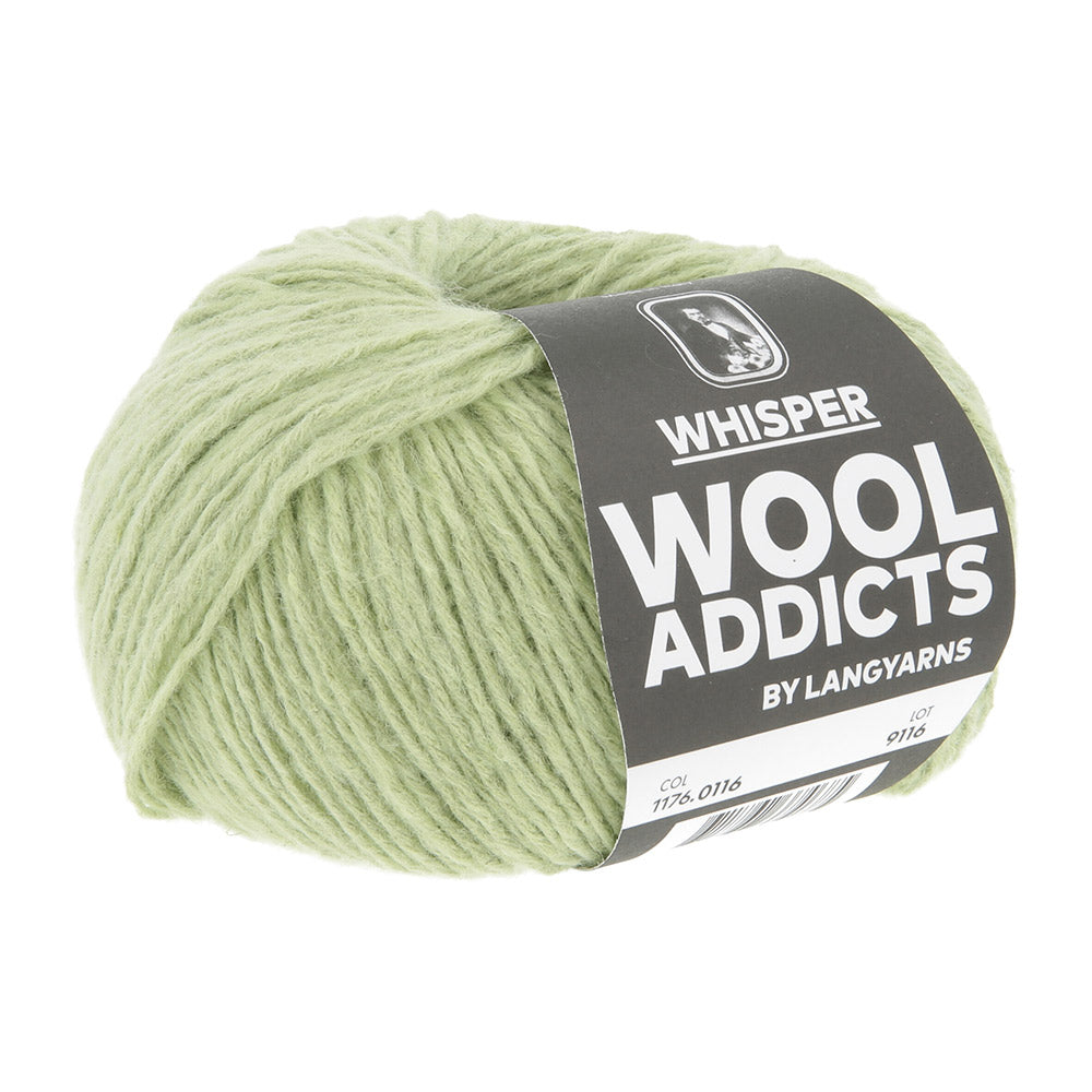 Langyarnswhisper print — gemaakt met Lang Yarns Whisper