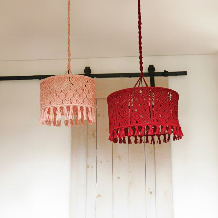 Braided fine — gemaakt met Macramé Patroon Lampen Braided Fine
