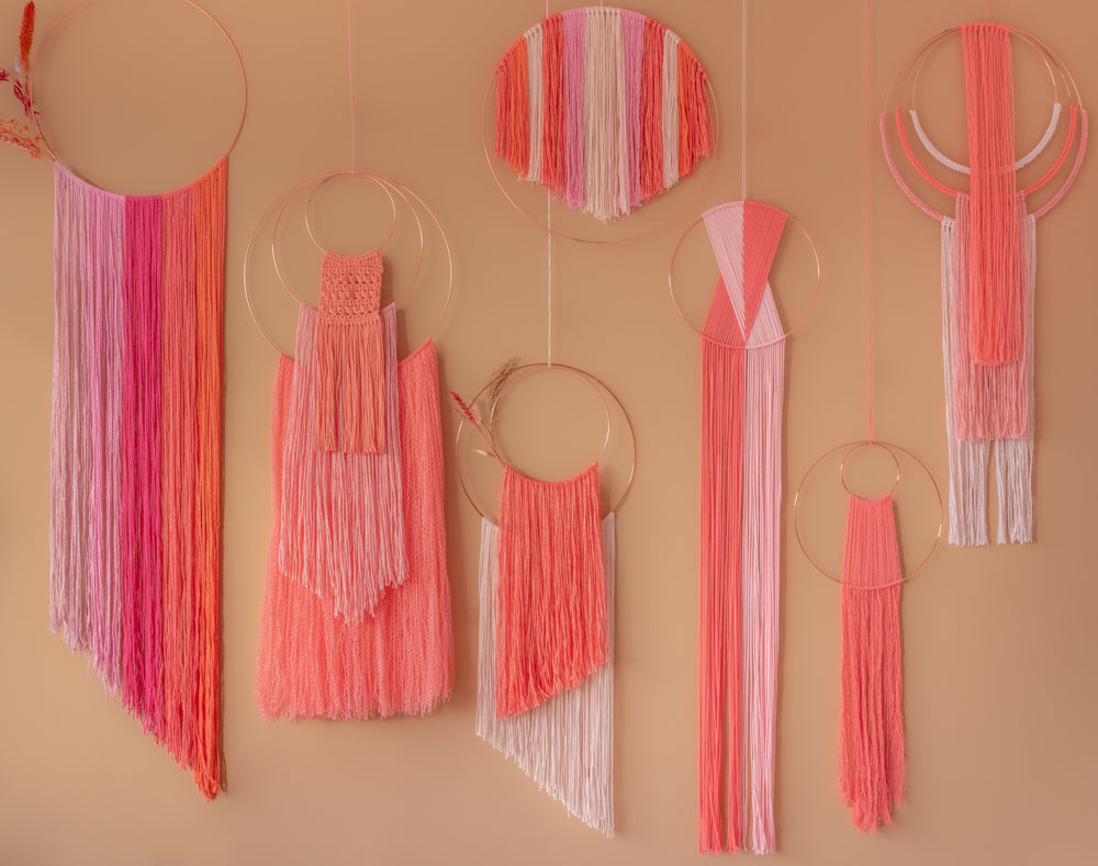 Edit — gemaakt met Macramé Patroon Yarn and Colors More Wall Hangings Pattern Bundle