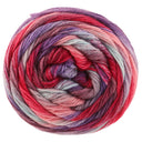 Lana Grossa Meilenweit 100 Fontana 5454 Fuchsia/Mint/Grijsbruin/Lilablauw/Roze/Mauve