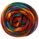Lana Grossa Meilenweit 100 Fontana 5458 Limoen/Kaneelbruin/Donkeroranje/-rood/Donker-/Lichtgroen/Olijf/Donkerbruin/Blauw/Geel