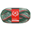 Lana Grossa Meilenweit 100 Merino Christmas Lurex 6804 Rood/Donkergroen/Lichtgroen/Wit/Donkerrood