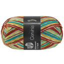 Lana Grossa Meilenweit 6-Fach 150 Cervinia 9755 Lichtgroen/Mint/Rood-/Donkerbruin/Ecru/Limoen/Curry/Turquoiseblauw