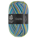 Lana Grossa Meilenweit 6-Fach 150 Granita 9733 Turquoise/Jeans/Limoen/Violet/Mint/Donkerpetrol