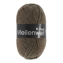 Lana Grossa Meilenweit 6-Fach 150 Mélange 9103 Donkerbruin