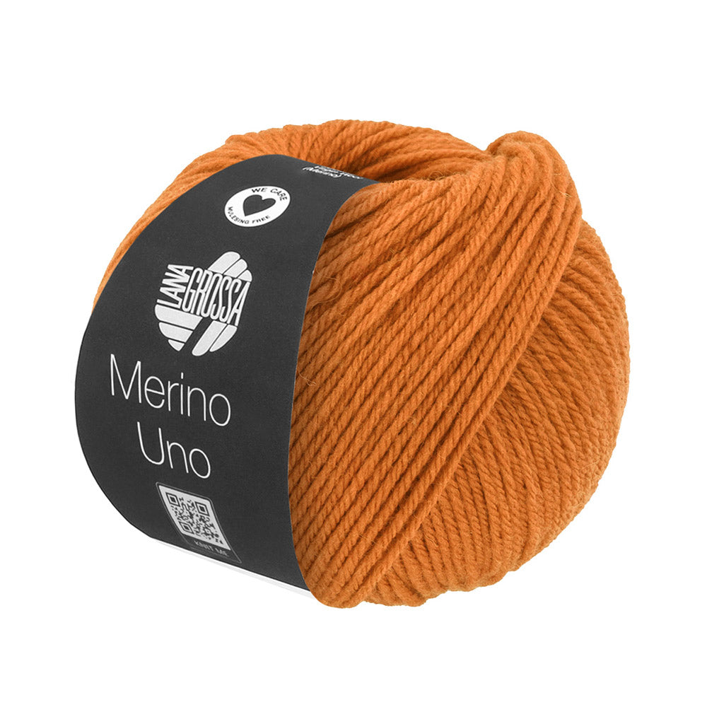 Lana Grossa Merino Uno 083 Oranjebruin
