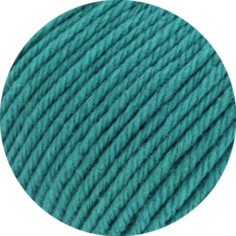Detailfoto van Lana Grossa Merino Uno 089 Petrolgroen