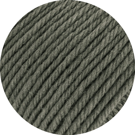 Detailfoto van Lana Grossa Merino Uno 092 Grijsgroen