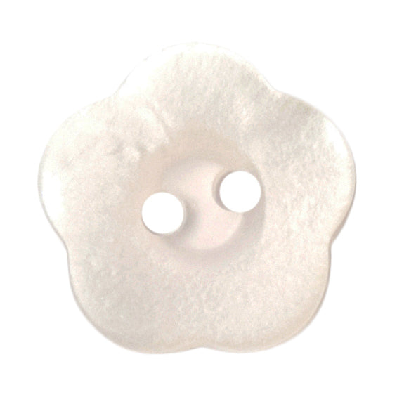 Milward Bloem Knoop Wit 17mm (3 stuks) (2)