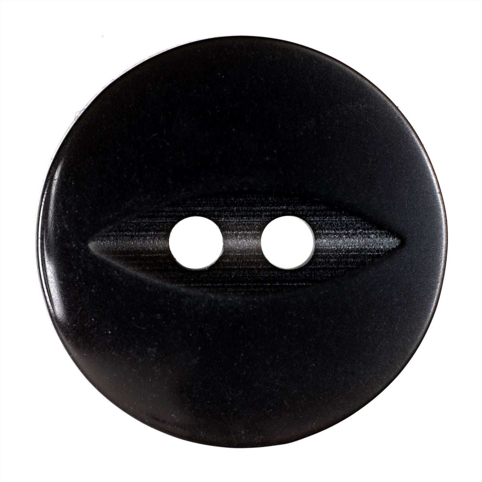 Milward Glans Knoop Zwart 19mm (5 stuks) (2)
