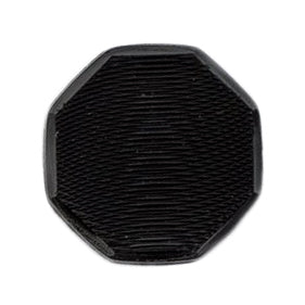 Milward Hoekige Knoop Zwart met Werkje 17mm (3 stuks) (2)