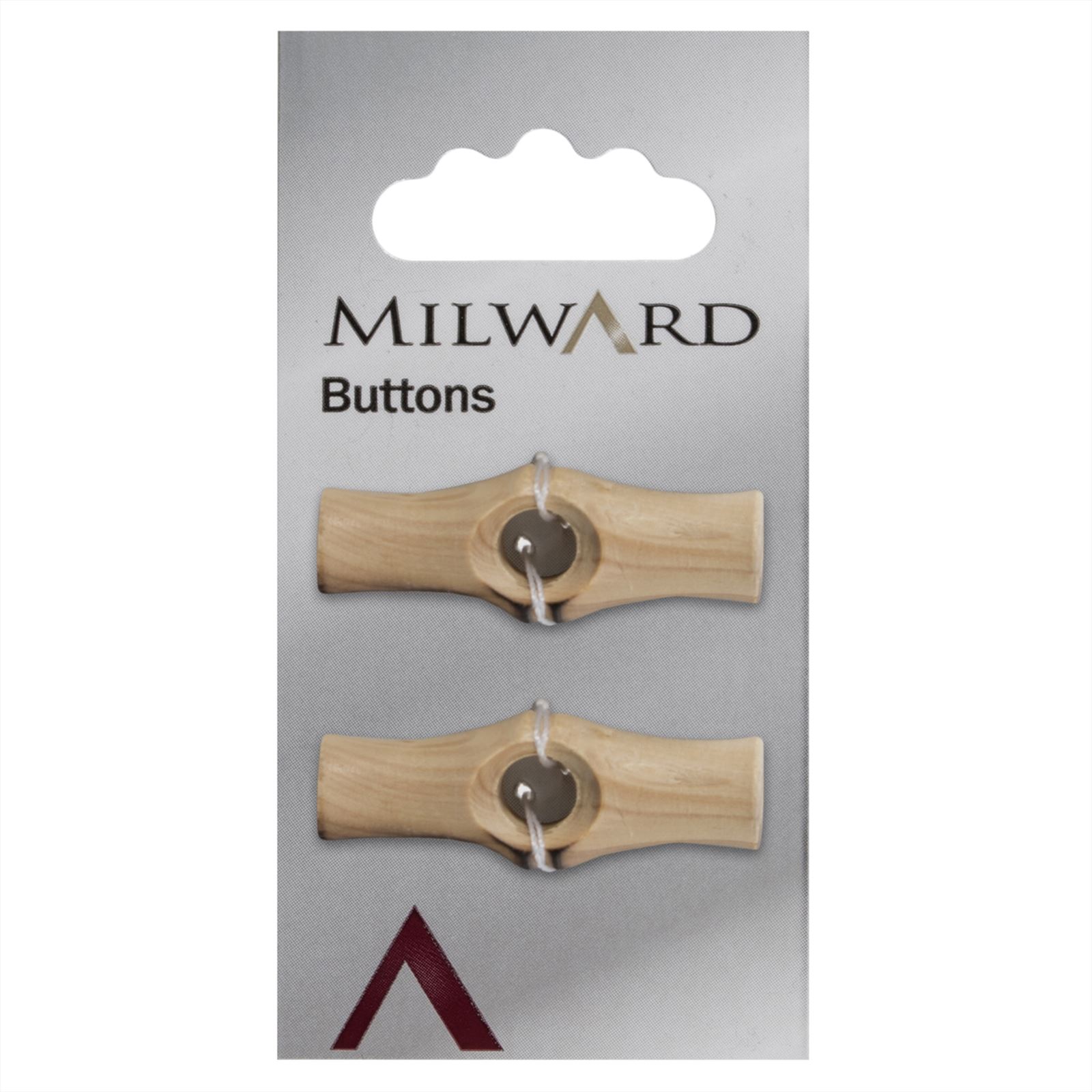 Milward Knebel Hout 36mm (2 stuks)