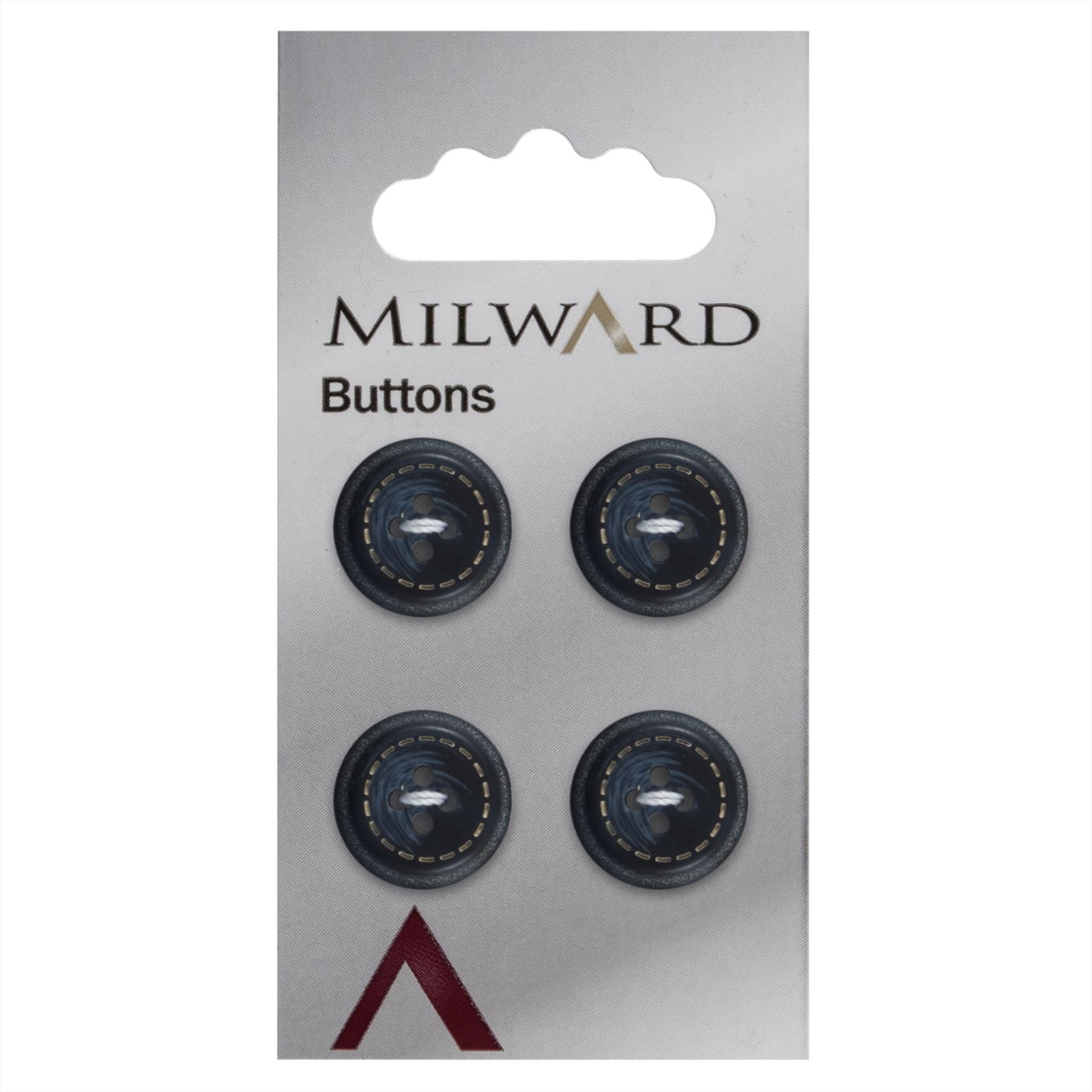 Milward Knoop met Werkje Blauw 15mm (4 stuks)