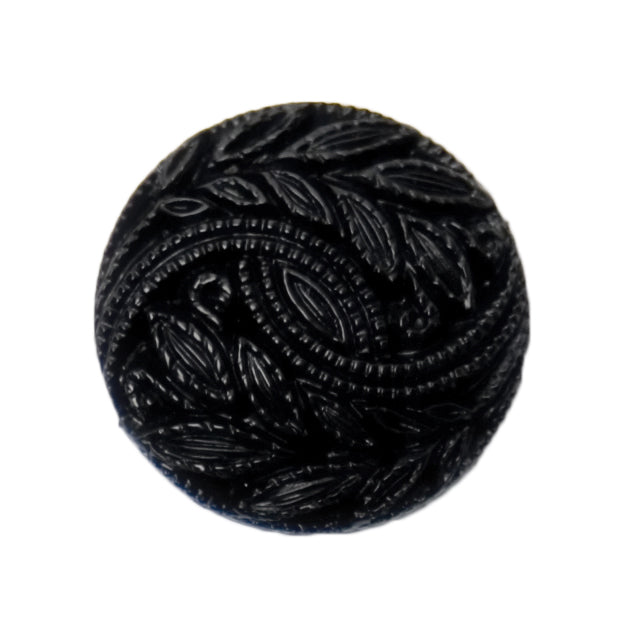 Milward Knoop Metaal Blauw/Zwart Bladpatroon 15mm (4 stuks) (2)