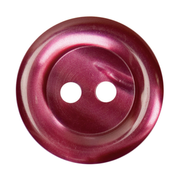 Milward Knoop Paars Glans Met Opstaande Rand 17mm (4 stuks) (2)