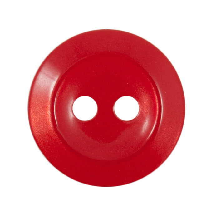 Milward Knoop Rood Met Opstaande Rand 13mm (6 stuks) (2)